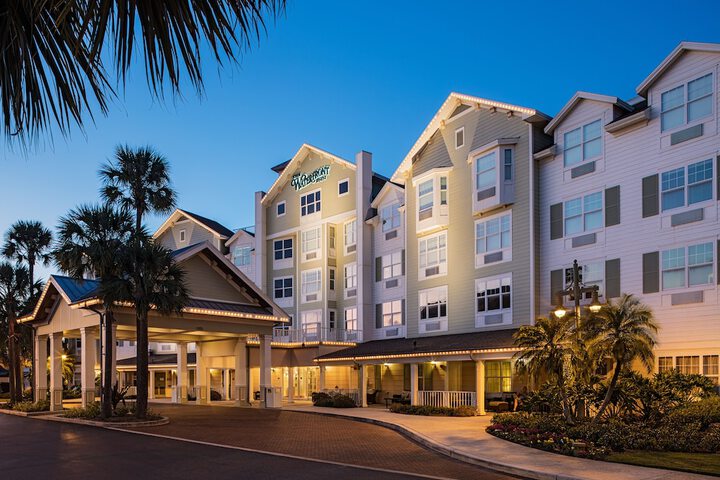 Front of property - evening/night