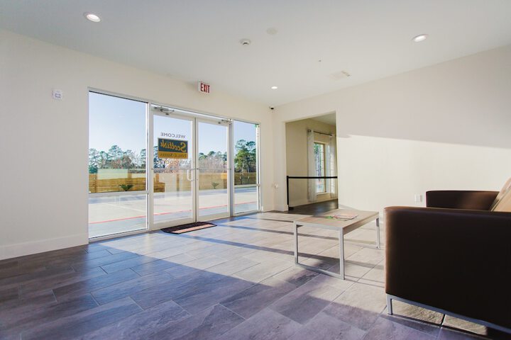 Interior entrance