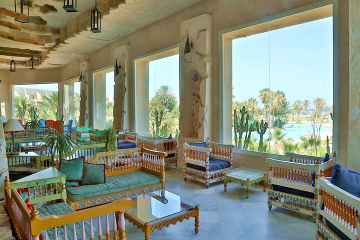 Lobby sitting area