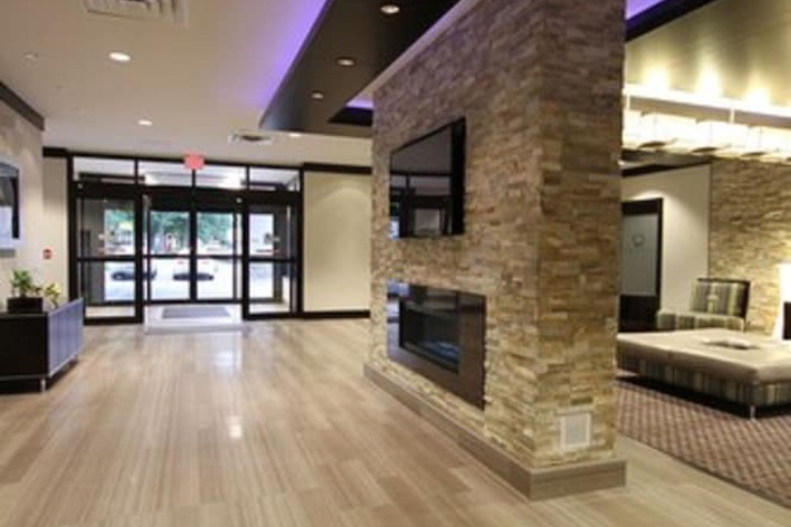 Interior entrance