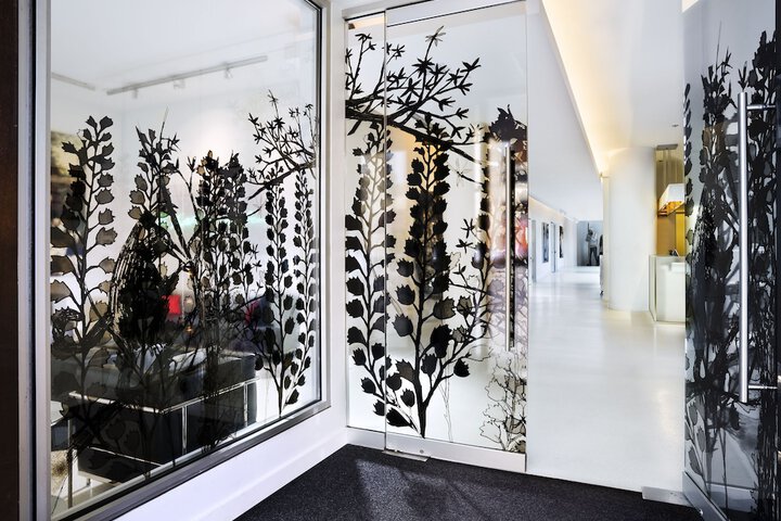 Interior entrance