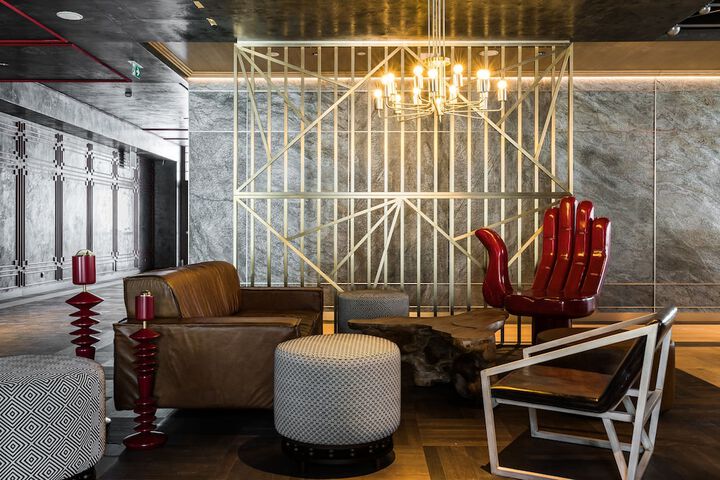 Lobby sitting area