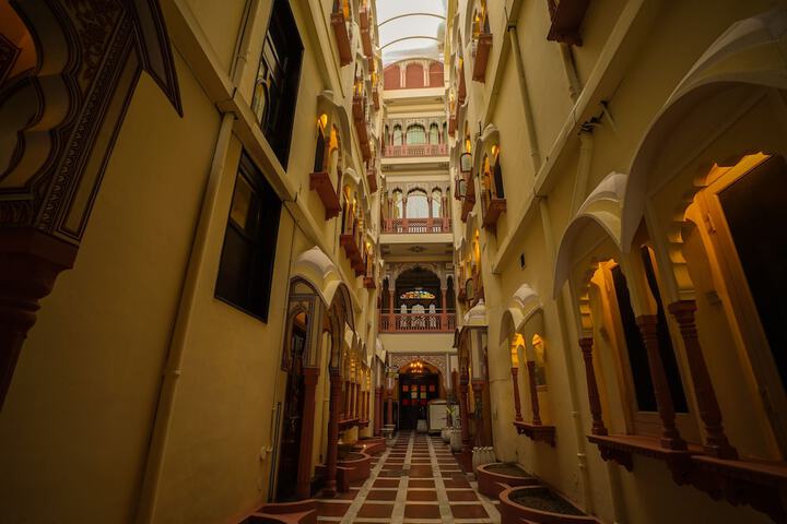 Interior entrance