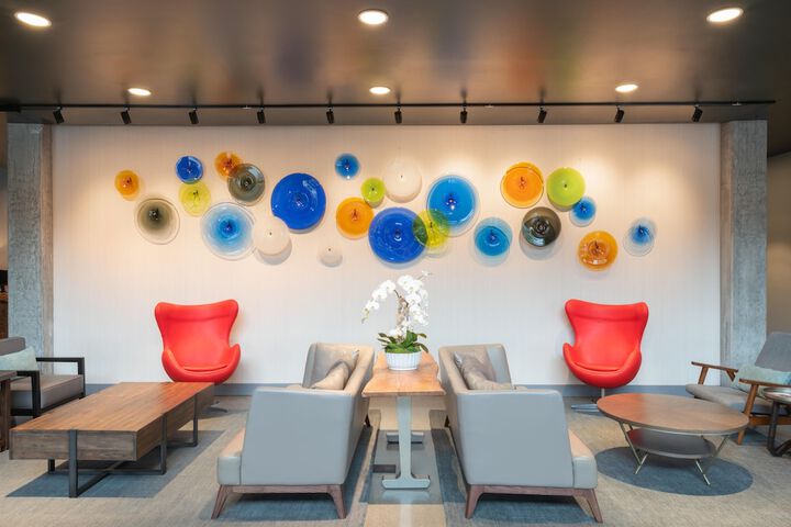 Lobby sitting area