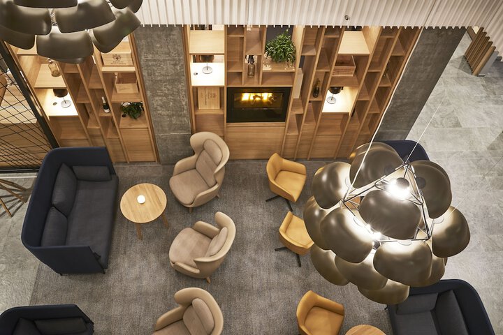 Lobby sitting area