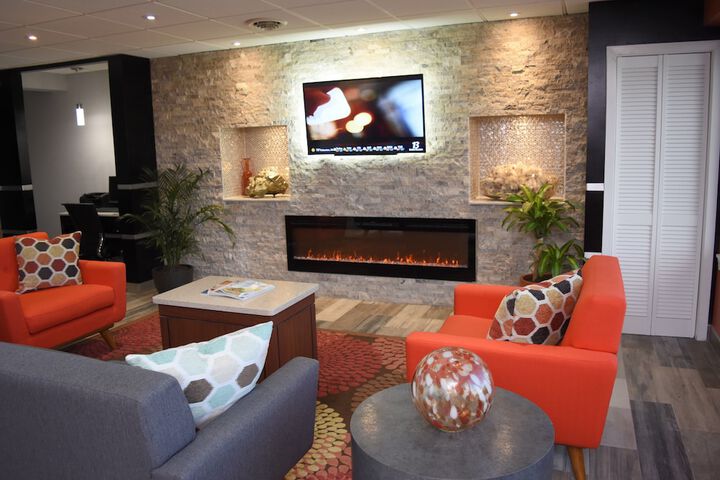 Lobby sitting area