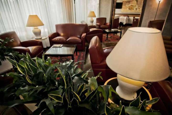 Lobby sitting area