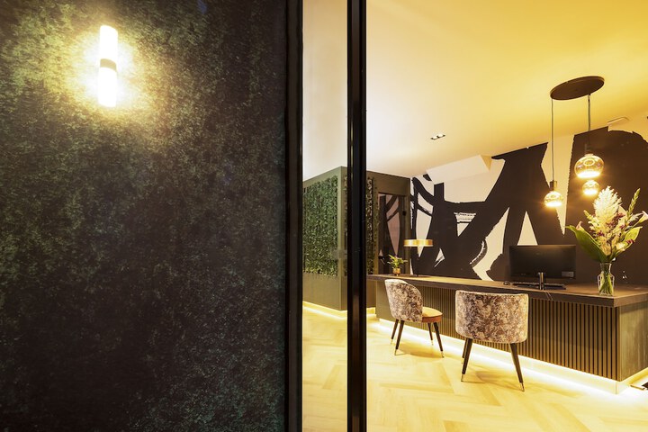 Interior entrance