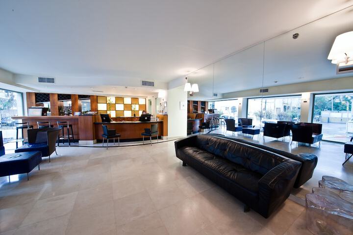 Interior entrance