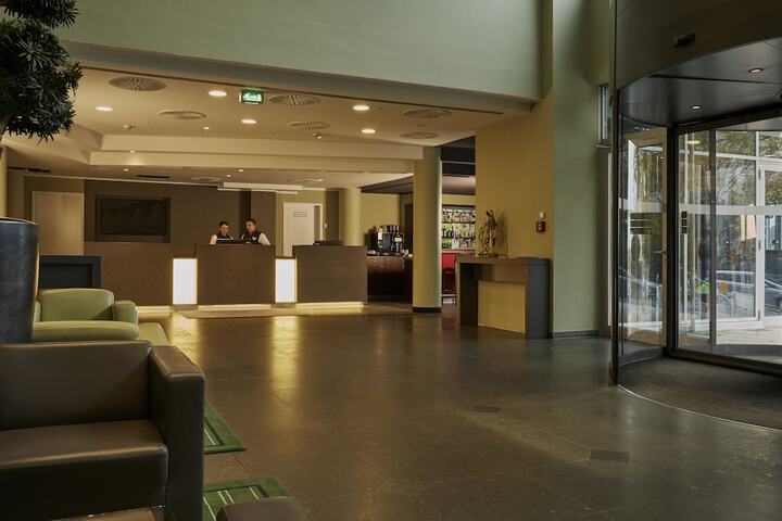 Interior entrance