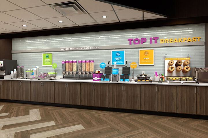Breakfast buffet