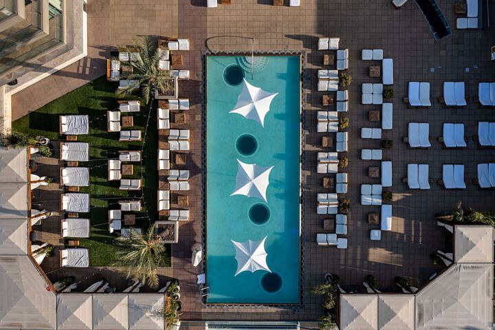 Rooftop pool