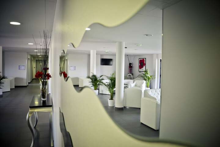 Interior entrance