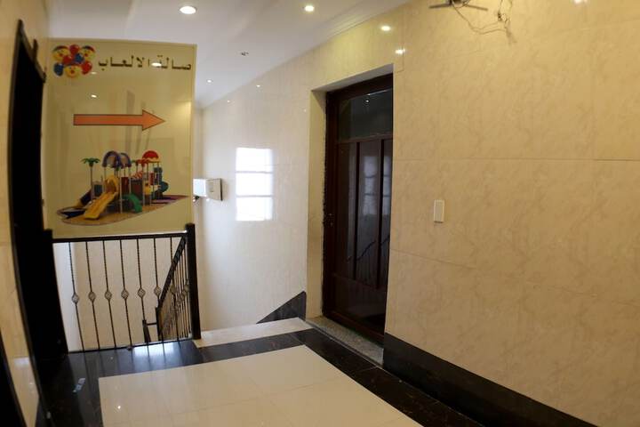 Interior entrance
