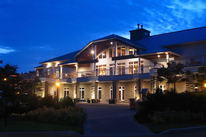 Front of property - evening/night