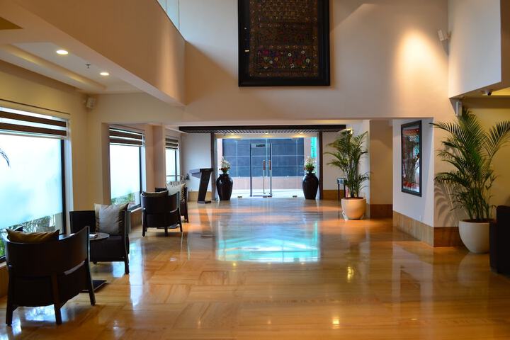Interior entrance