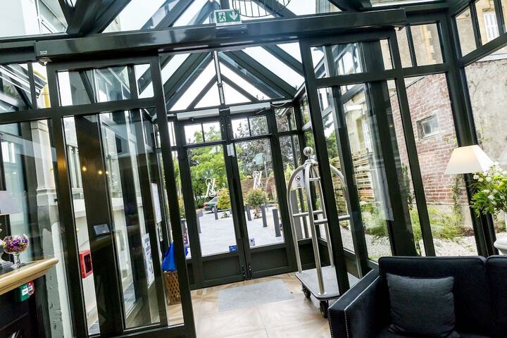 Interior entrance