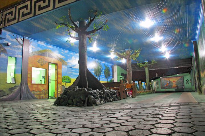 Interior entrance