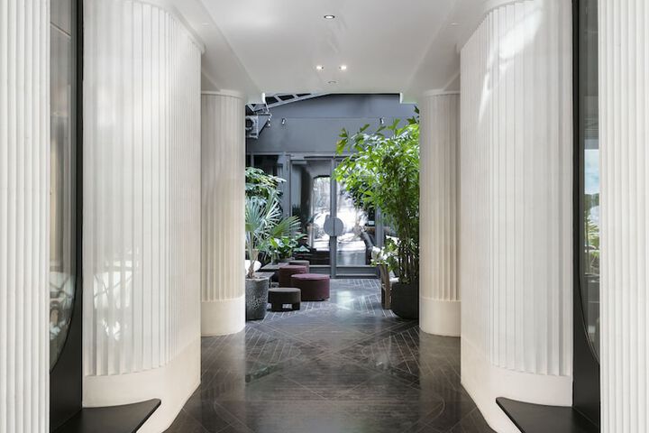 Interior entrance