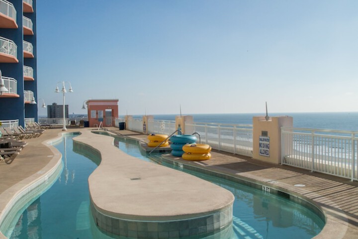 Rooftop pool