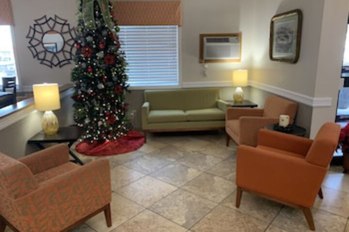 Lobby sitting area