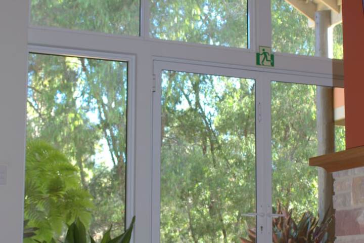 Interior entrance
