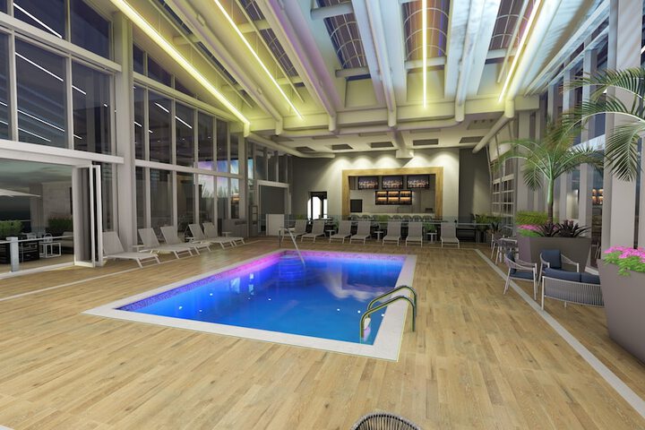Rooftop pool