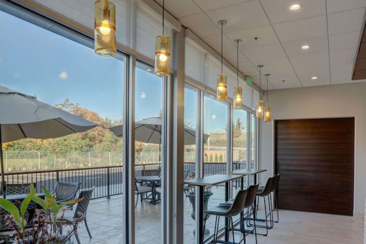 Lobby sitting area