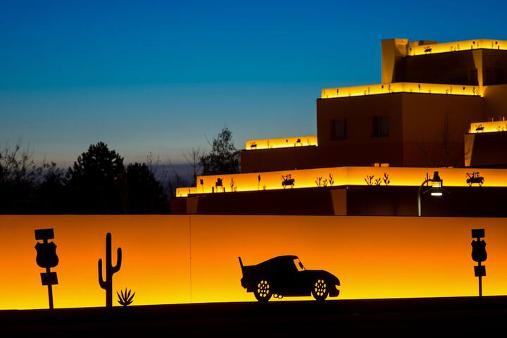 Front of property - evening/night
