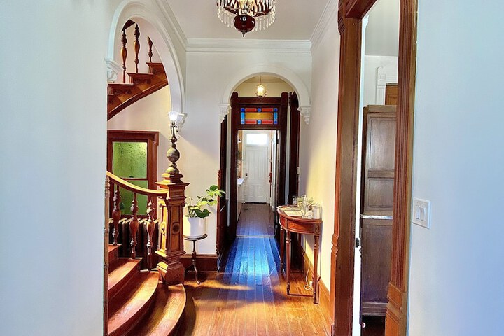 Interior entrance