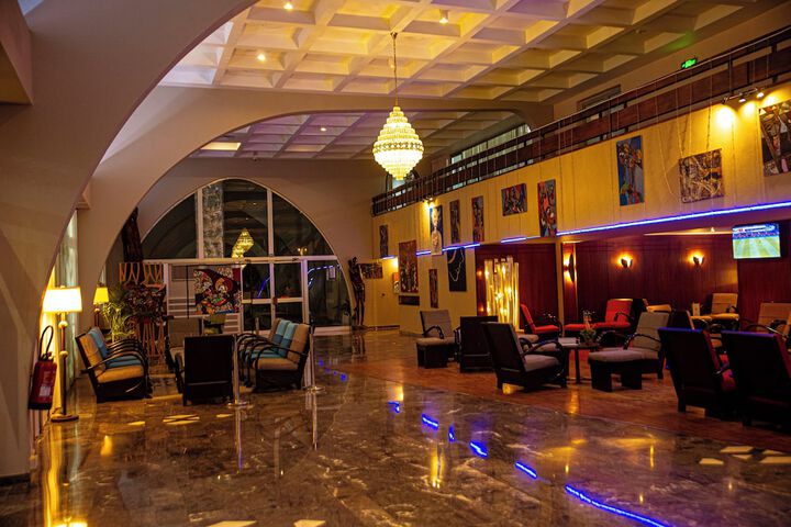 Lobby sitting area
