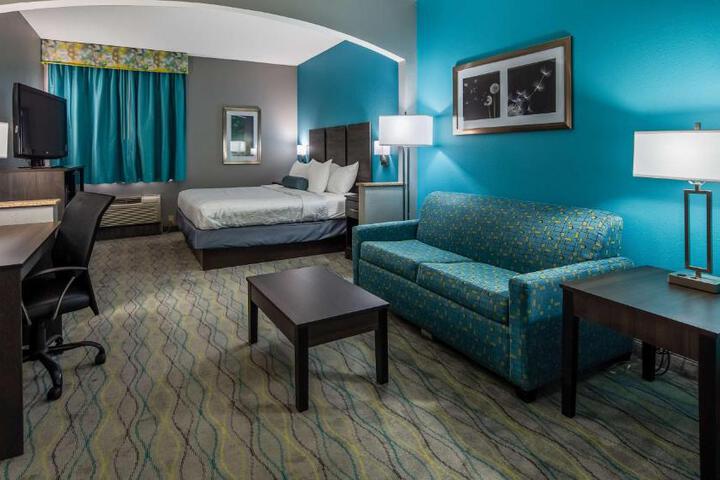 1 King Bed High Speed Internet Accessible Microwave, Refrigerator Work Desk Full Breakfast (9 of 10)