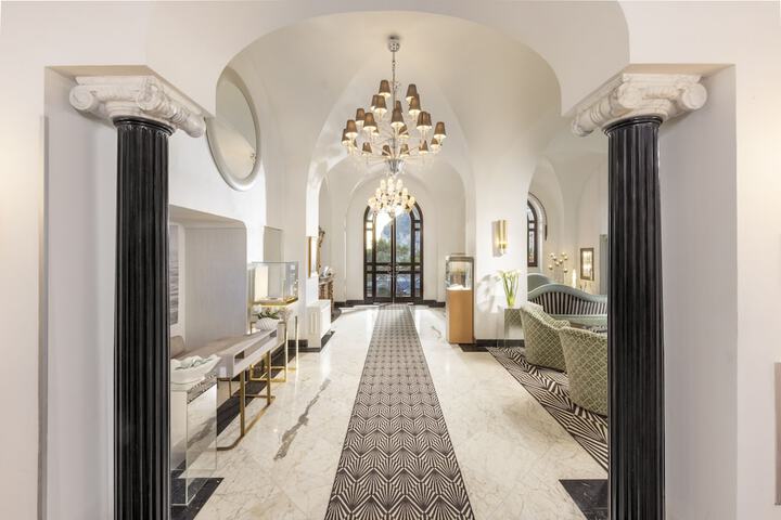 Interior entrance