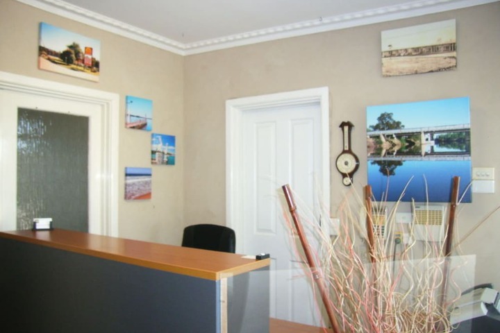 Interior entrance