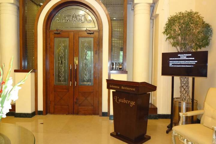 Interior entrance