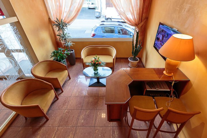 Lobby sitting area