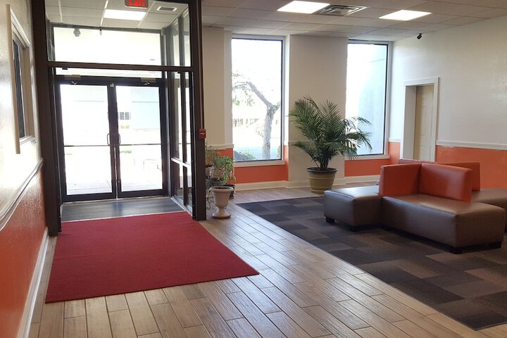 Interior entrance