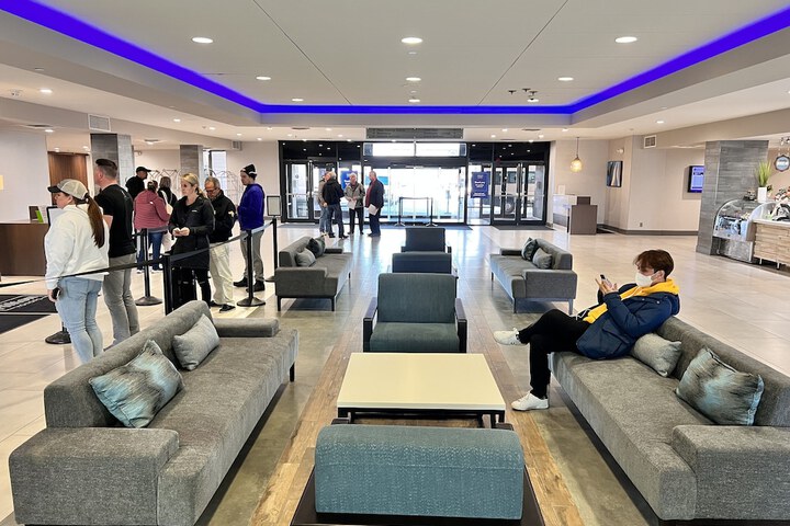 Lobby sitting area