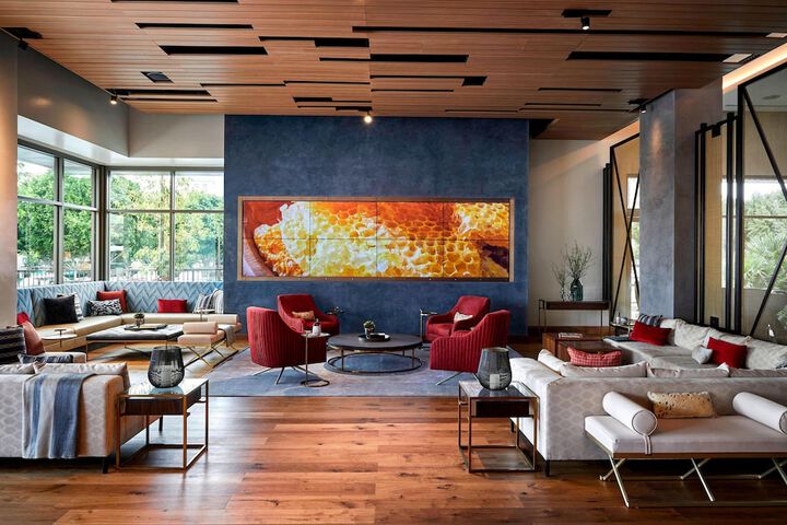 Lobby sitting area