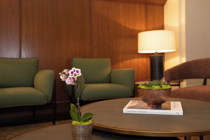 Lobby sitting area