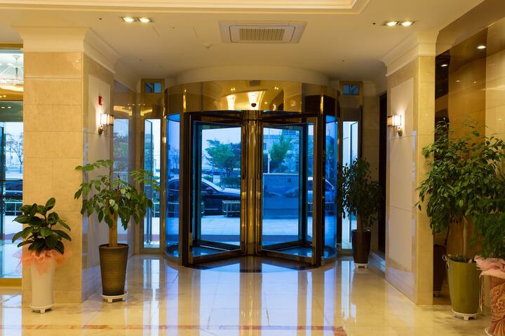 Interior entrance