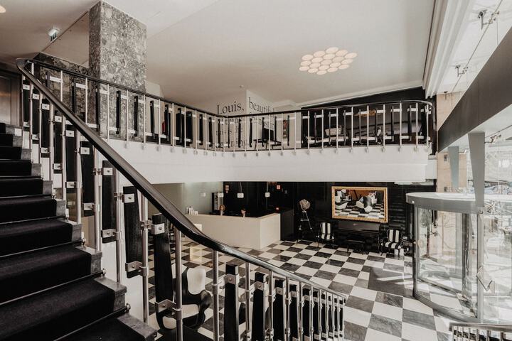 Interior entrance
