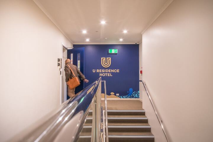 Interior entrance