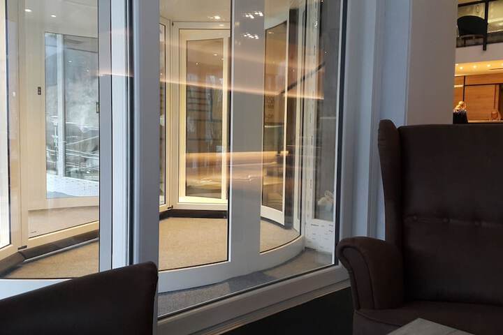 Interior entrance