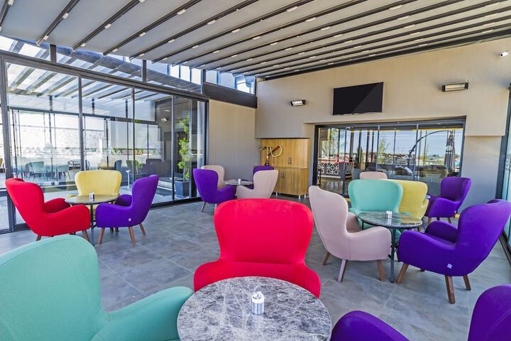 Lobby sitting area