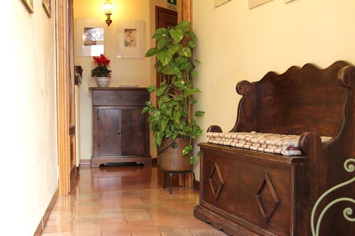 Interior entrance