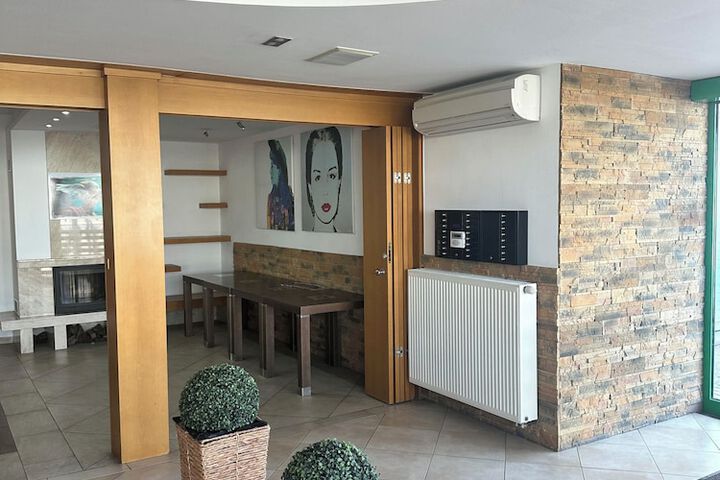 Interior entrance