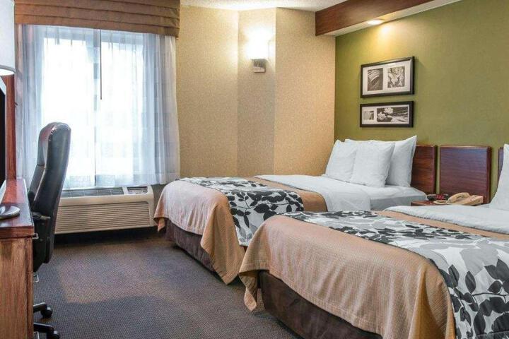 Queen Bed Accessible Room (10 of 18)