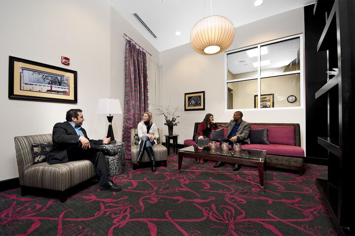 Lobby sitting area