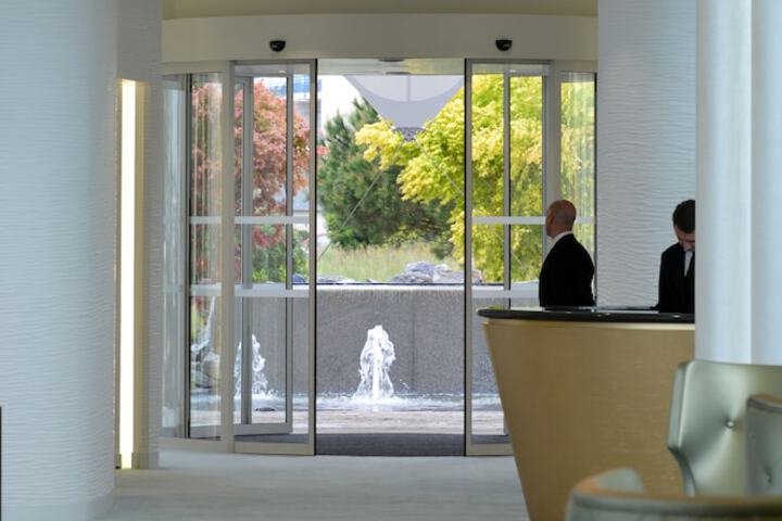 Interior entrance